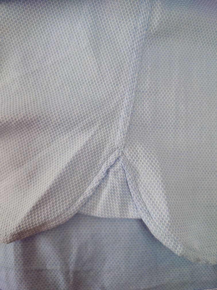 Koszula z bawełny organicznej , na stójce, długi rękaw slim XL