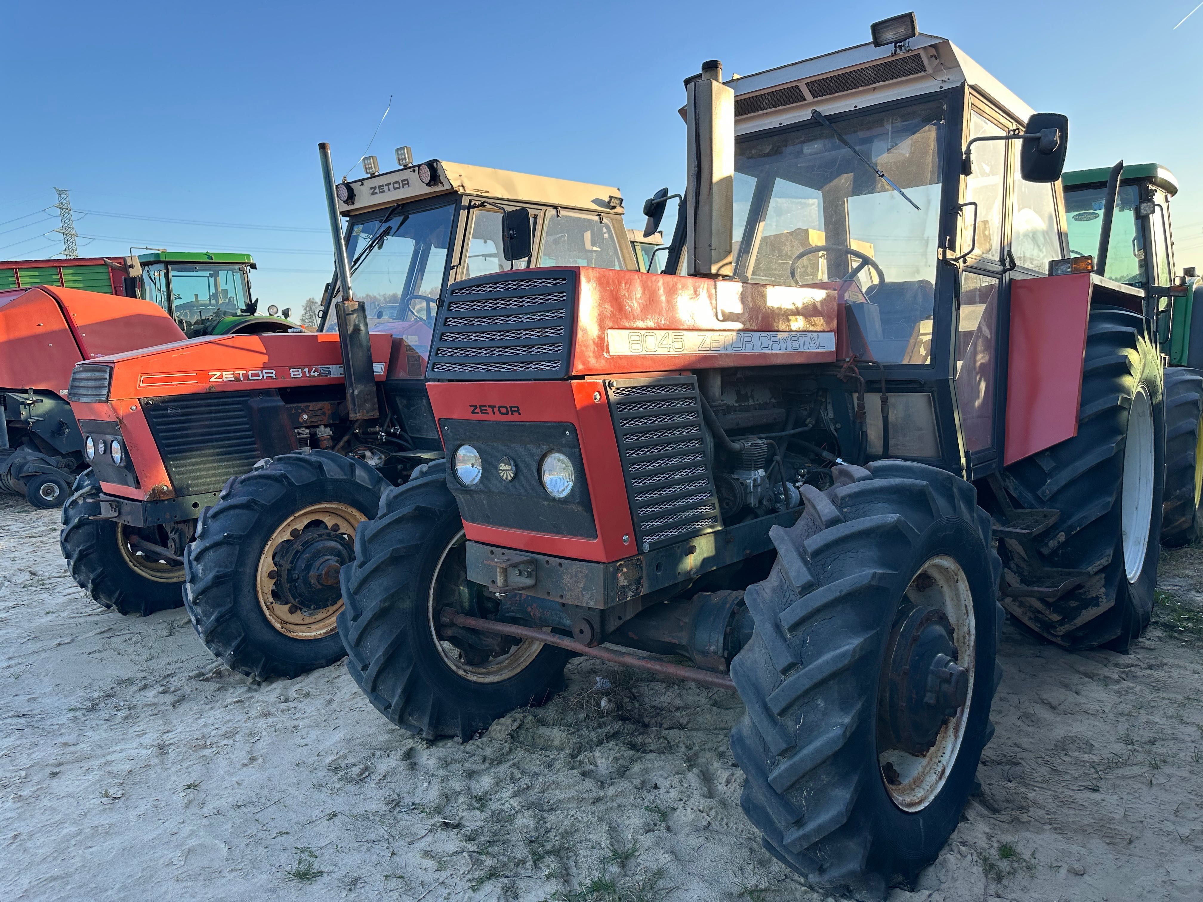 Ciagnik zetor 8045 z turem stan bdb 2 szt