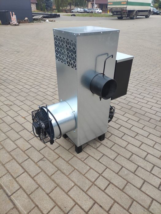 TOP Piec do 100m2 nagrzewnica warsztatowa koza na olej drewno ng20kw