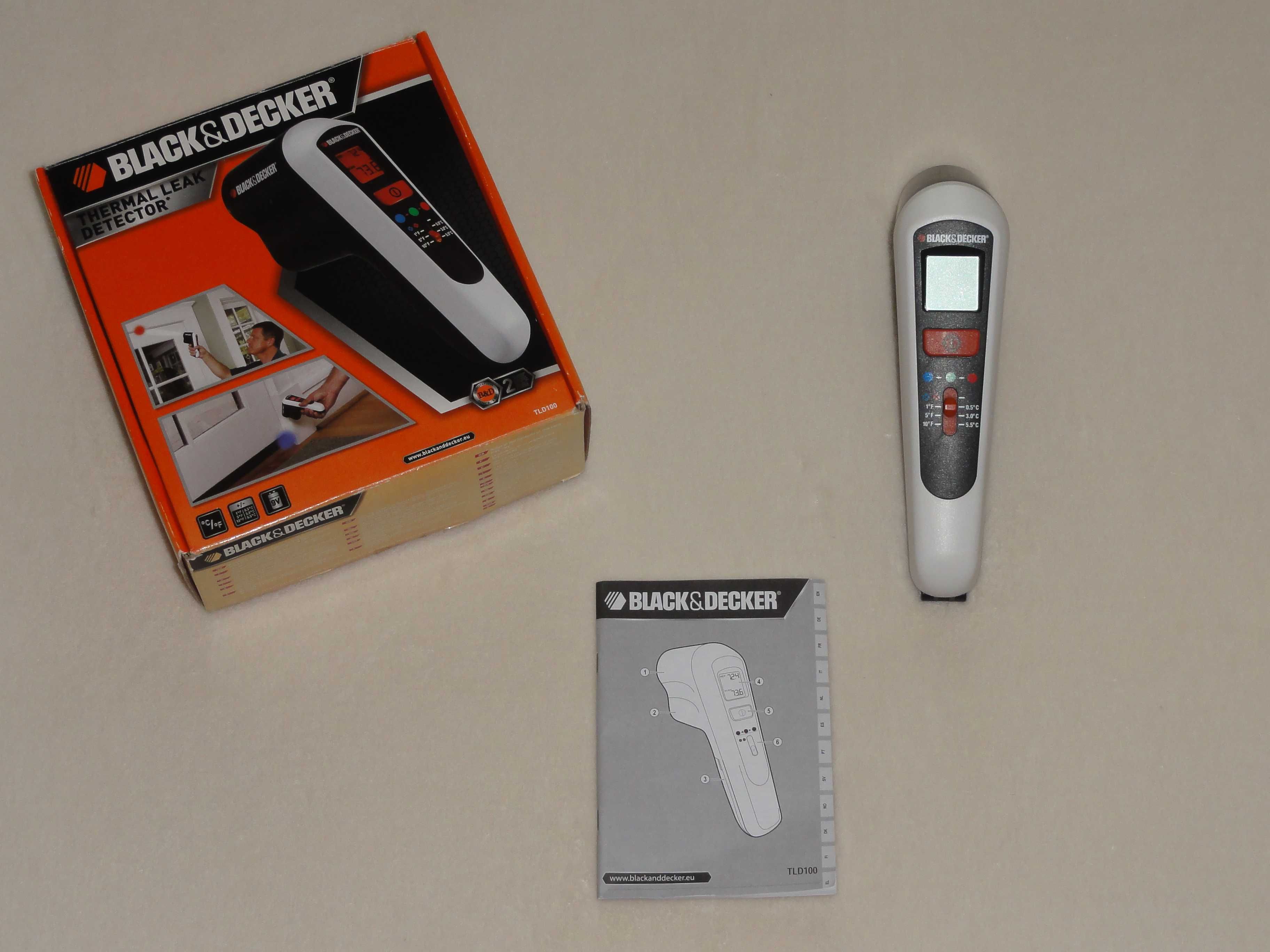 BLACK & DECKER TLD100. Detektor termiczny. Tanio.