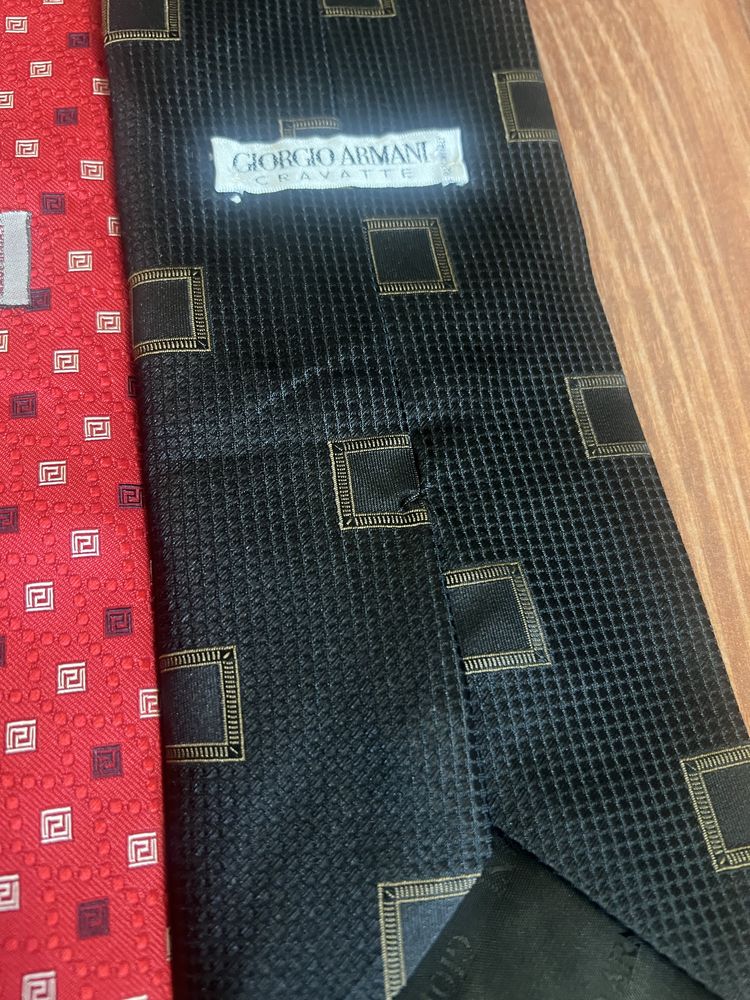 Armani, Valentino,PalZileri, Versace краватки 100%silk.