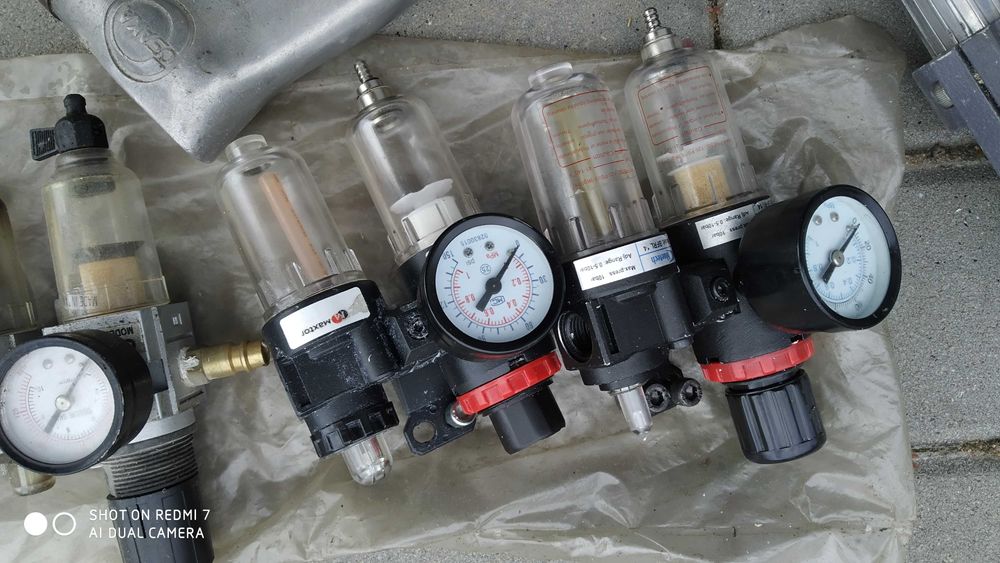 Пневмодрель, пневмошуруповерт, пневмофільтр.