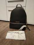 Nowy z metką plecak michael kors rhea zip czarny skórzany