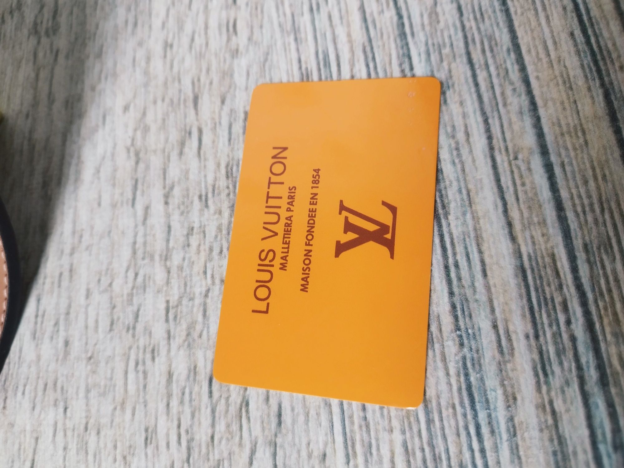 Pasek skórzany Louis Vuitton