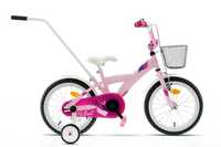 Rower Kands 16" PATROL VELO różowo-biały połysk