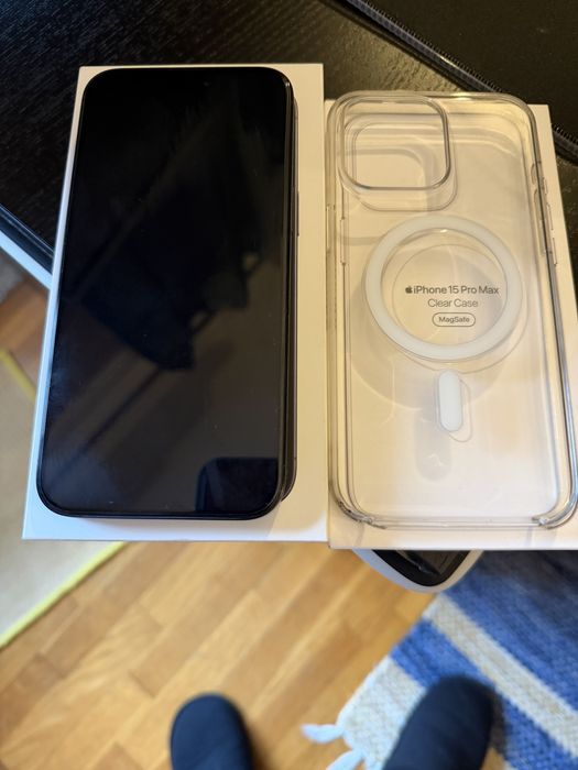 iPhone 15 Pro Max 256GB – Blue Titanium | Como Novo