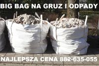 Wywóz Odpadów 300 zł BIG BAG Worek 1,5m3 Śmieci Gruz Odpady Najtaniej