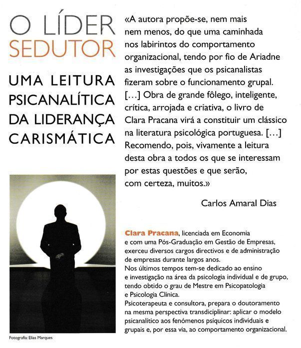 Livro O Líder Sedutor de Clara Pracana [Portes Grátis]