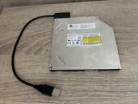 USB CD DVD ROM 9.5mm для ноутбука, ПК або MacBook