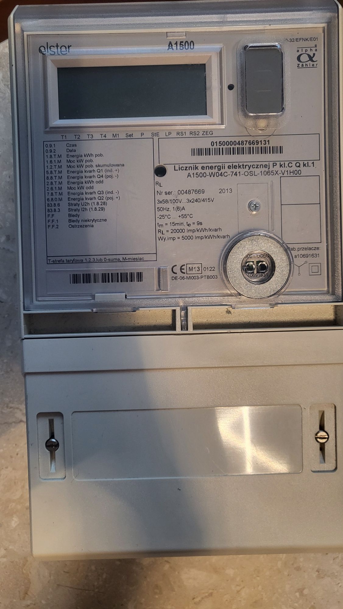 Licznik energii elektrycznej Elster