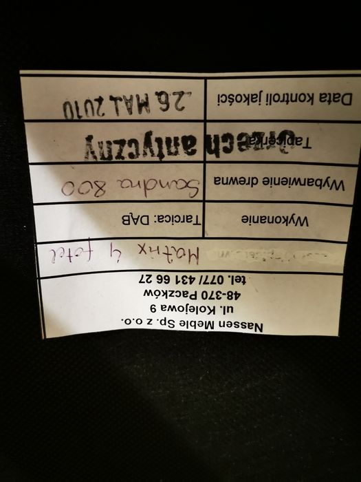 Krzesła tapicerowane - oryginały (nietrafiony prezent)