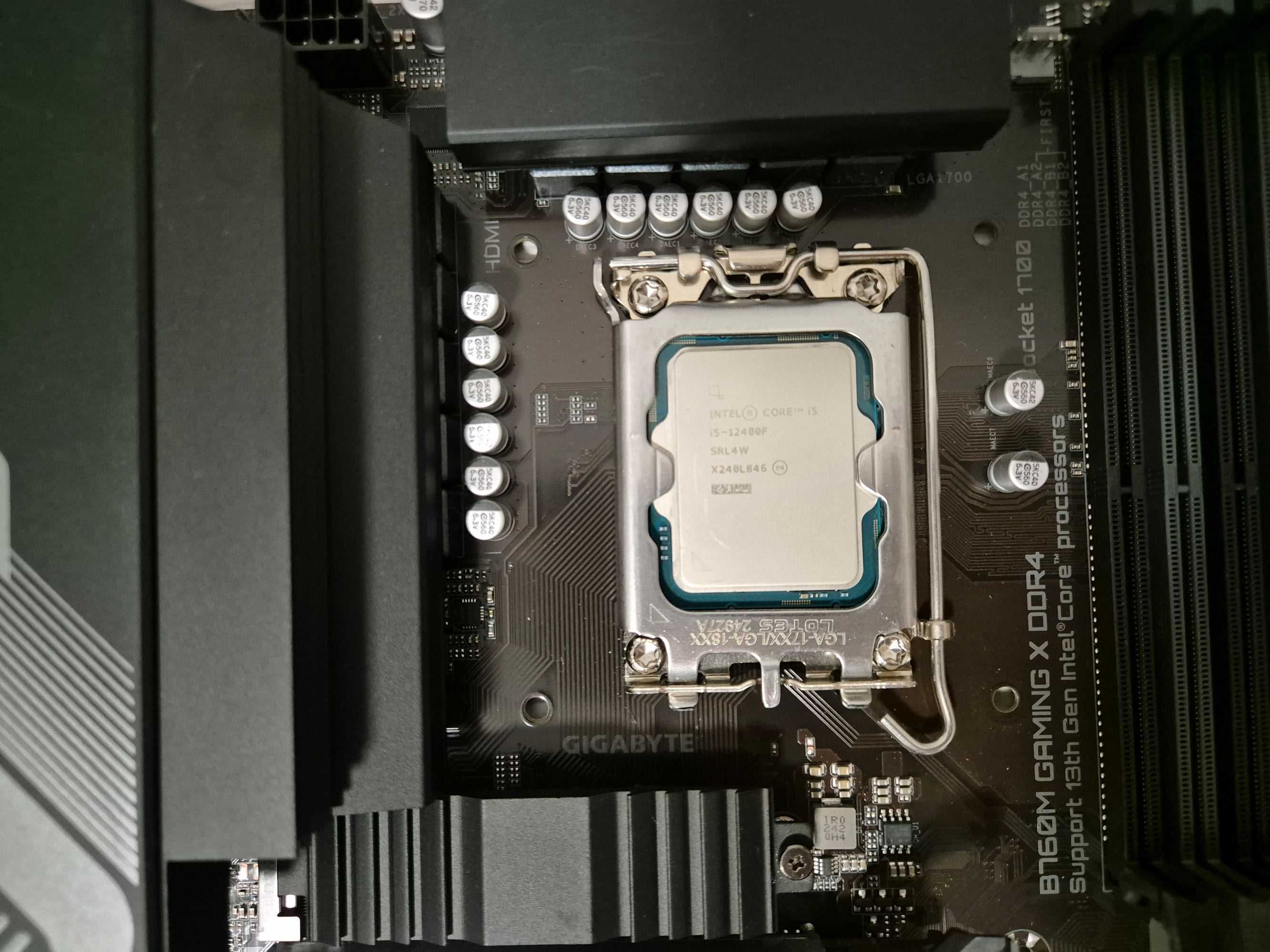 ігровий s1700 сет Intel Core i5-12400F+мама Gigabyte Gaming X. TradeIN
