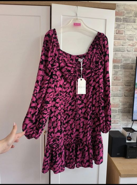 Sukienka Laurella – model Melissa Pink Blots rozmiar XL 42, nowa z met