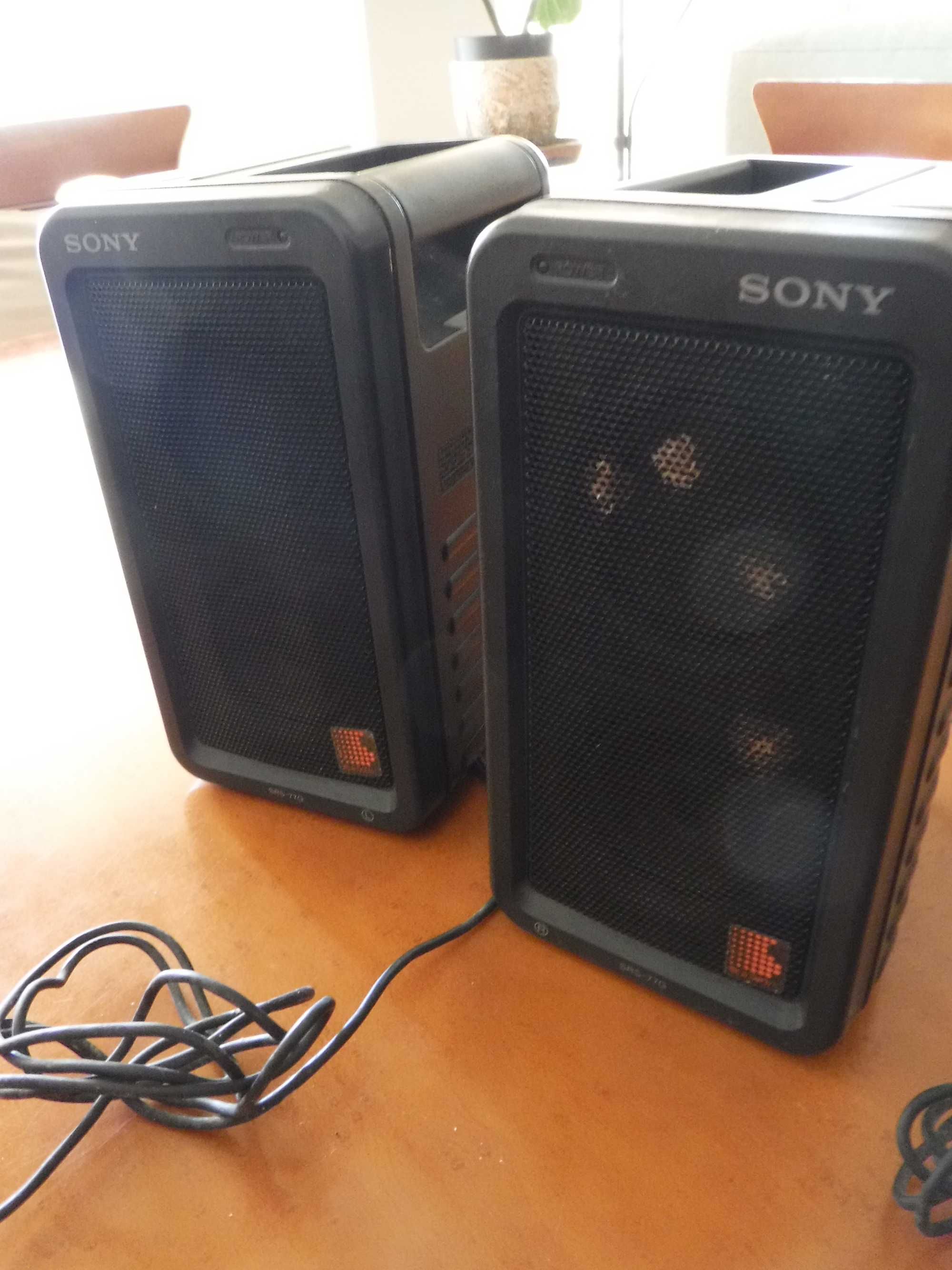 Coluna Sony SRS-77G da década de 1990