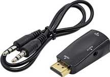 Продам переходник HDMI - VGА с аудиовыходом.