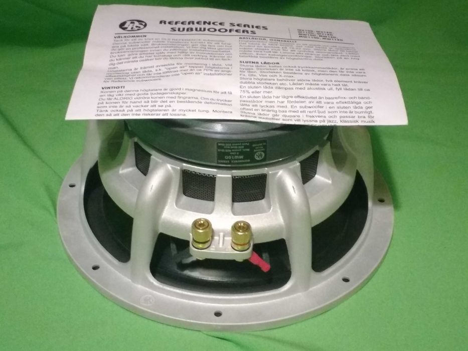 Сабвуфер DLS MW10D, 10", 400W RMS, 4 ohm, сабвуферний динамік DLS