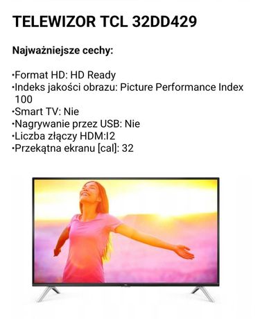 Telewizor TCL 32 Full HD