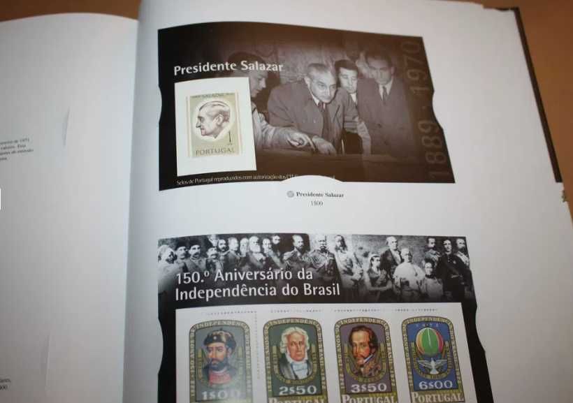 História de Portugal e do Escudo em Selos e Notas- Colecção Completa