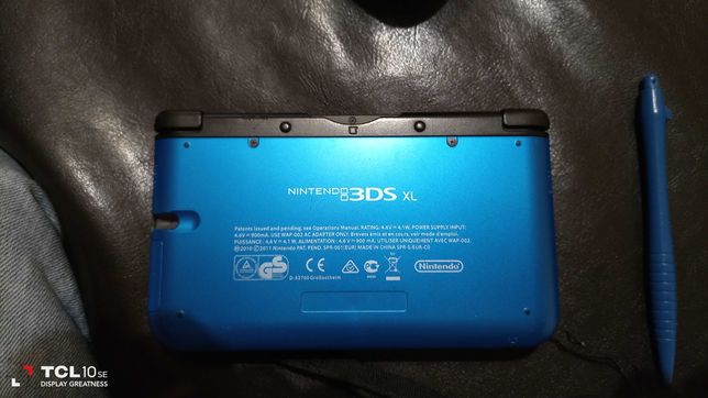 Nintendo 3DS XL com 3 jogos e mala proteção