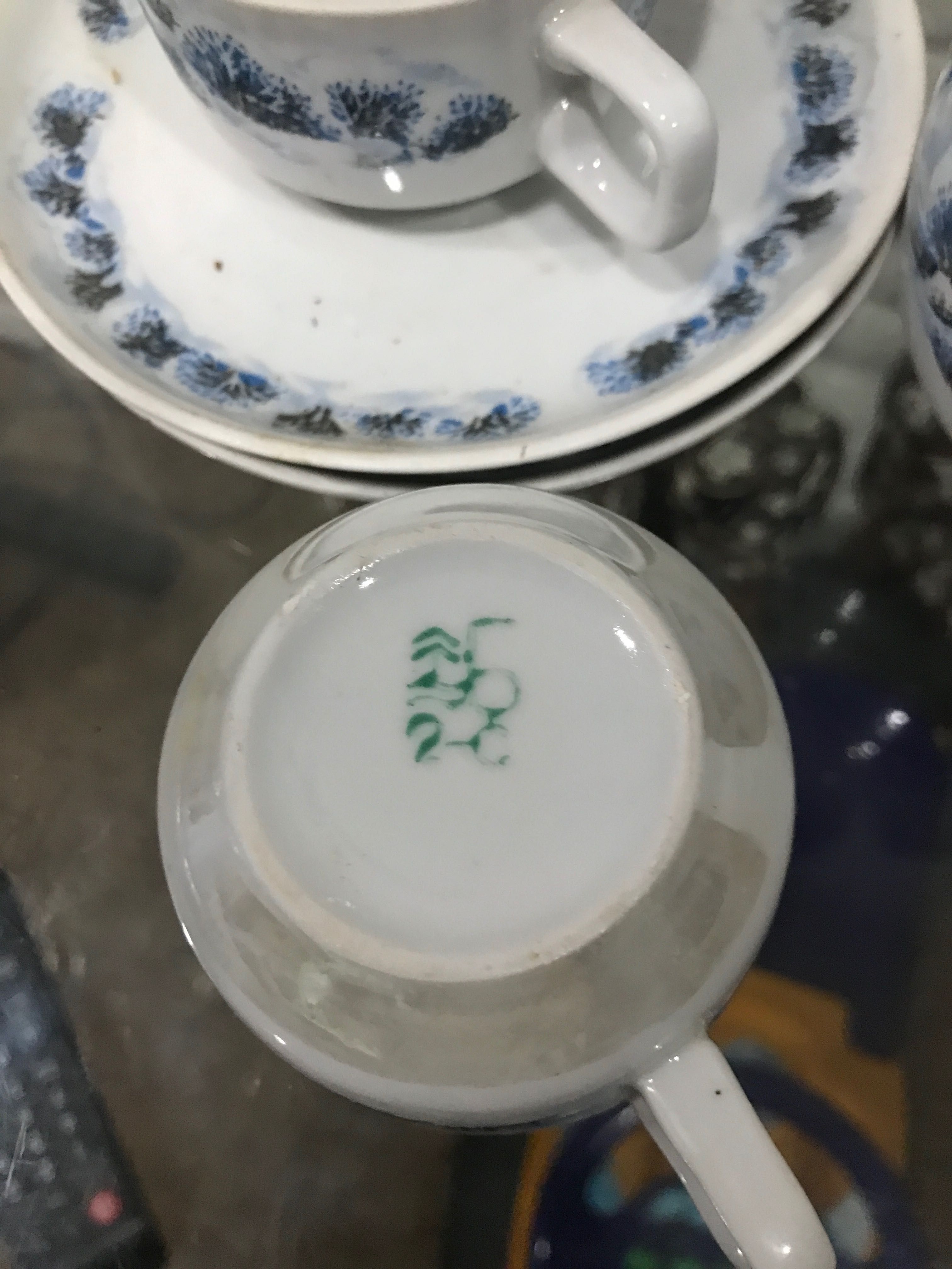 Кофейный сервиз Зима