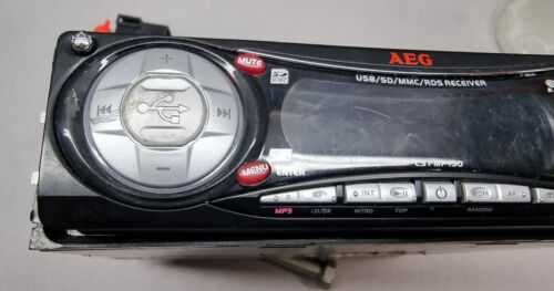 Автомагнитола AEG Сёмная панель Блютус Bluetooth USB
