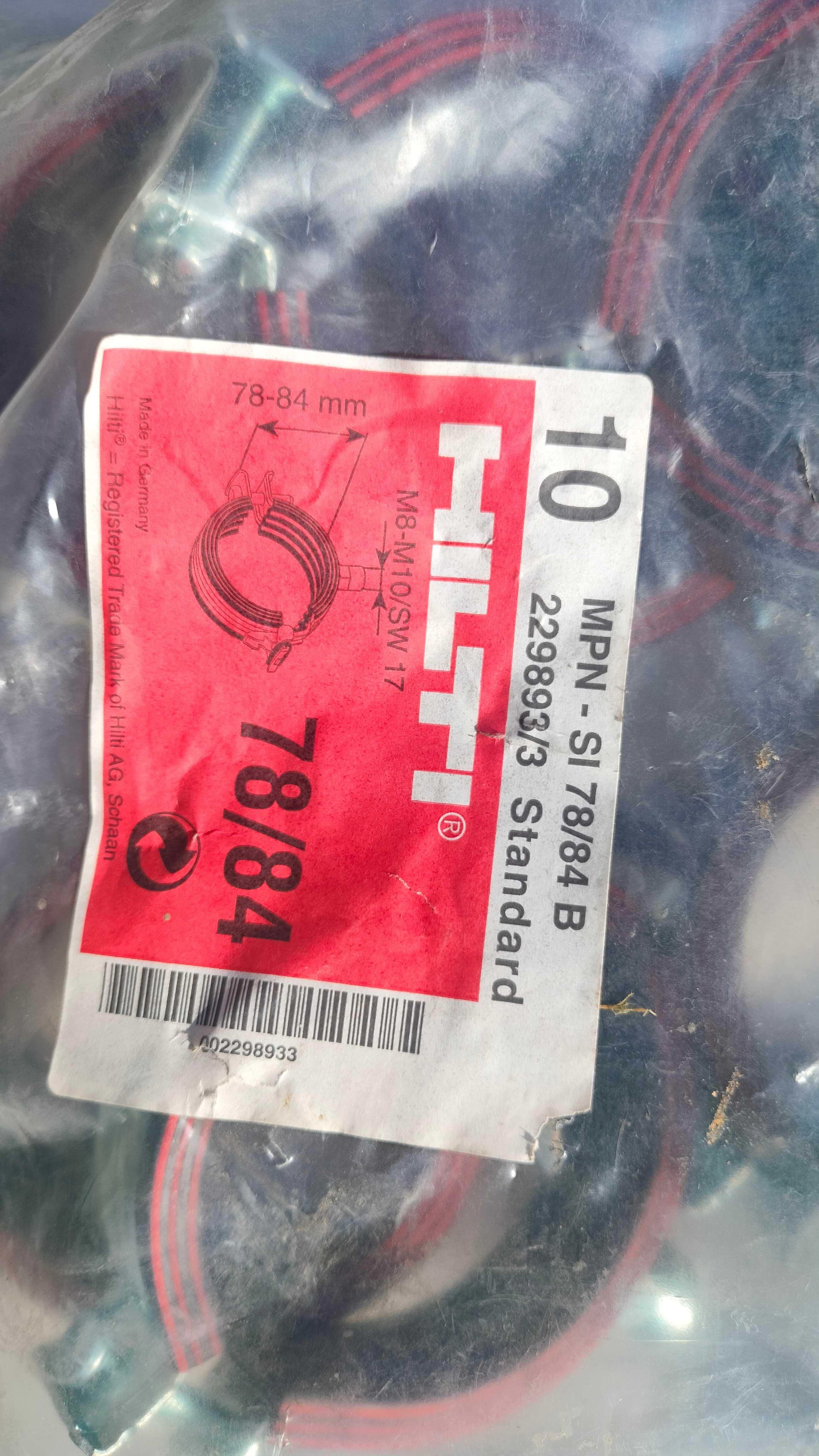Hilti obejma do rur