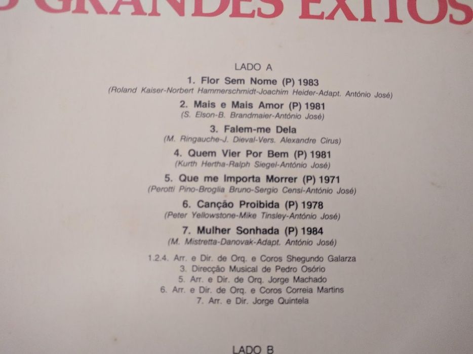 Disco LP Marco Paulo Grande Exitos II