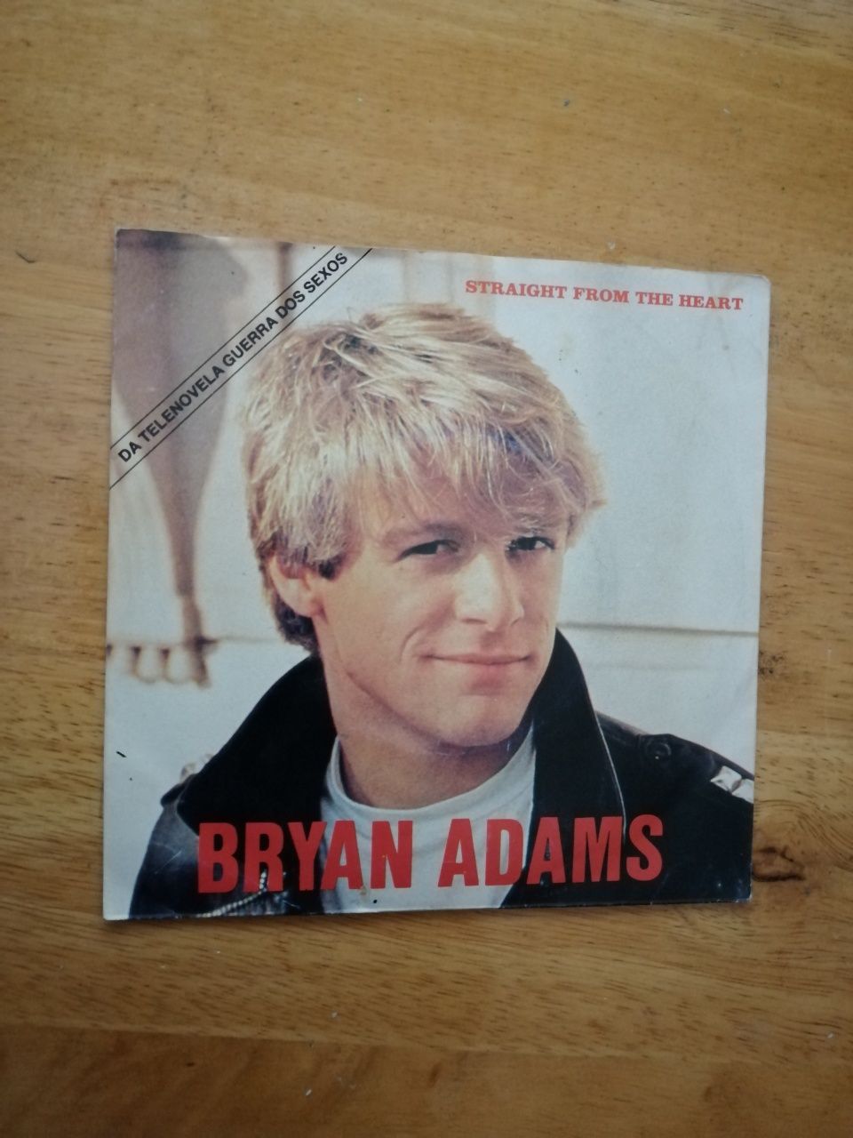 Bryan Adams vinil de 45' Straight from the Heart