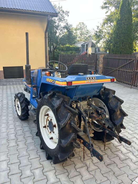 Traktorek iseki tu200 20 km 4x4 ladne opony walek wom silnik 3 cylindr