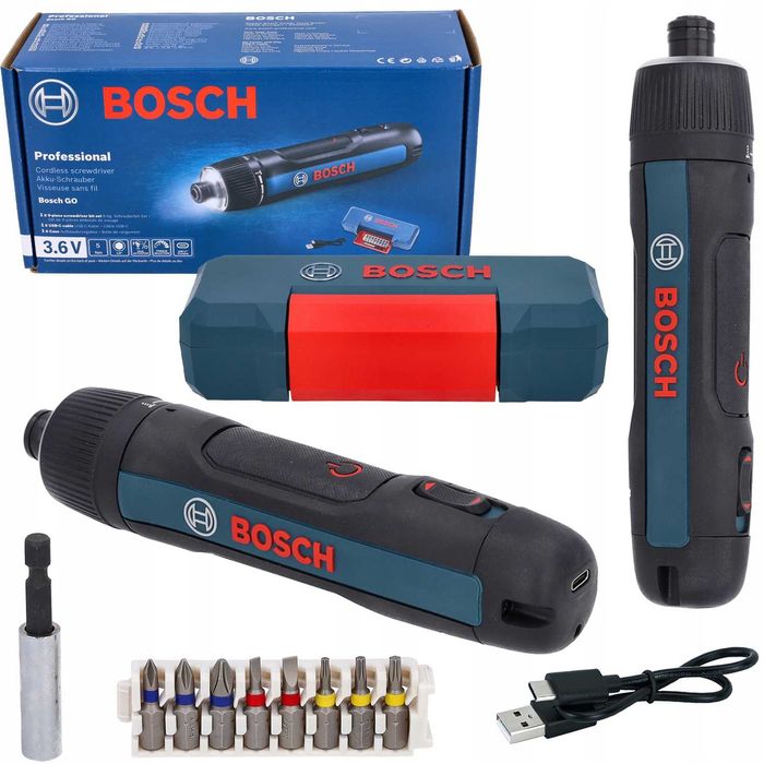 [NOWY] Akumulatorowy śrubokręt Bosch – precyzyjny kompaktowy GWARANCJA