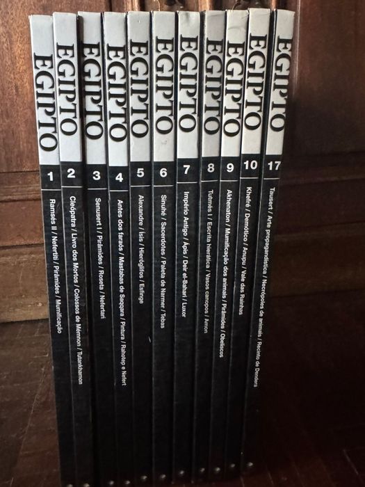 Coleção livros egipto