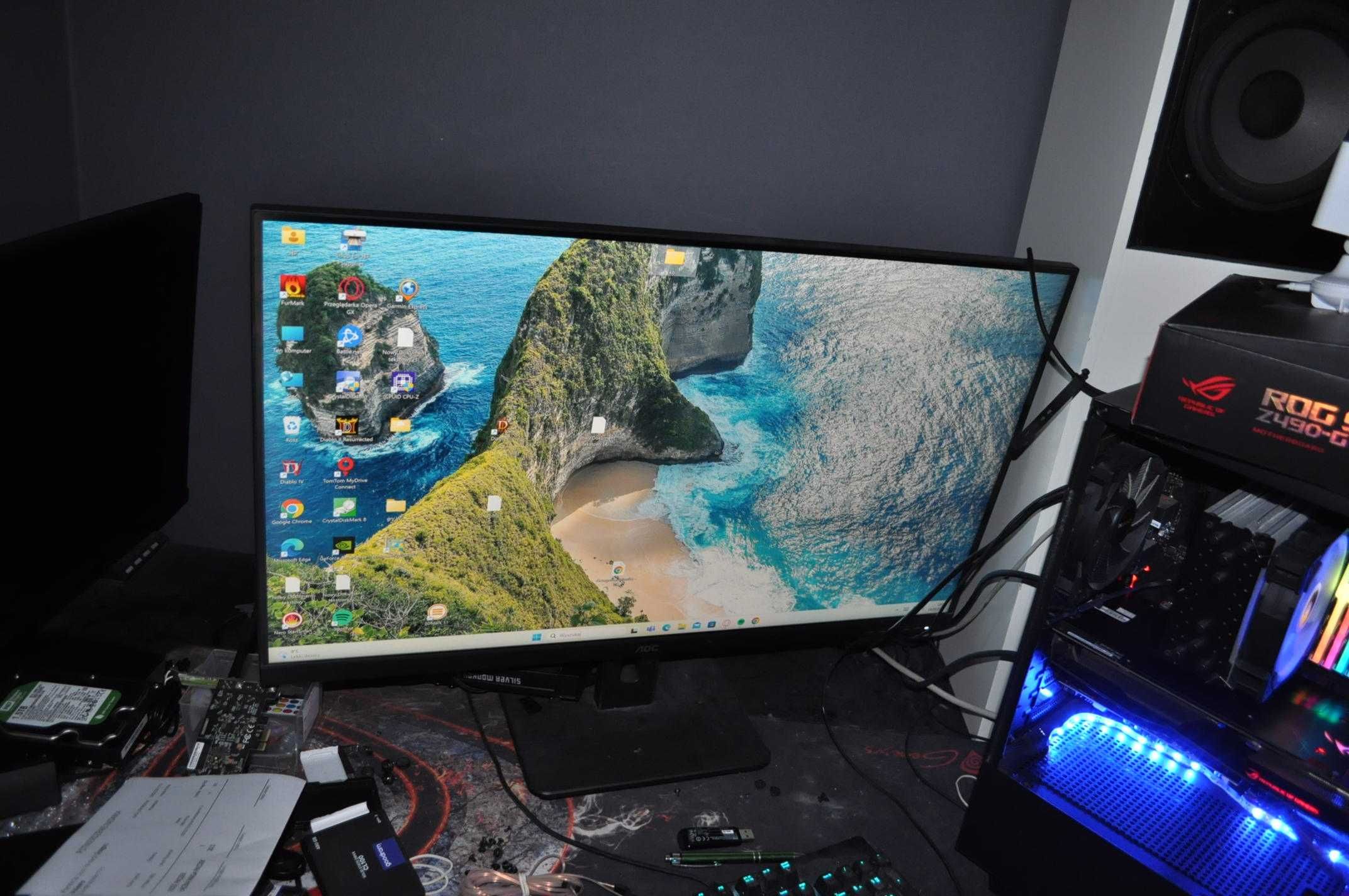 AOC E2 U32E2N monitor LED  (31.5") 3840 x 2160 px 4K Ultra HD Czarny