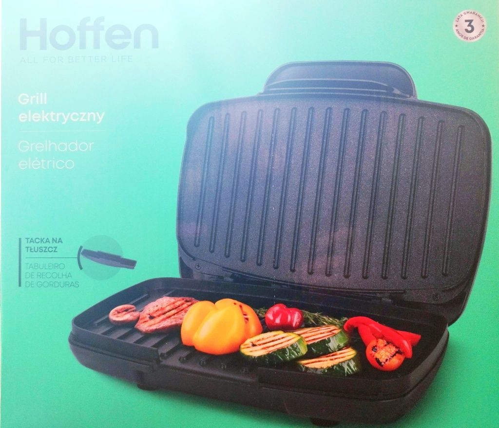 NOWY grill elektryczny Hoffen 1100 W