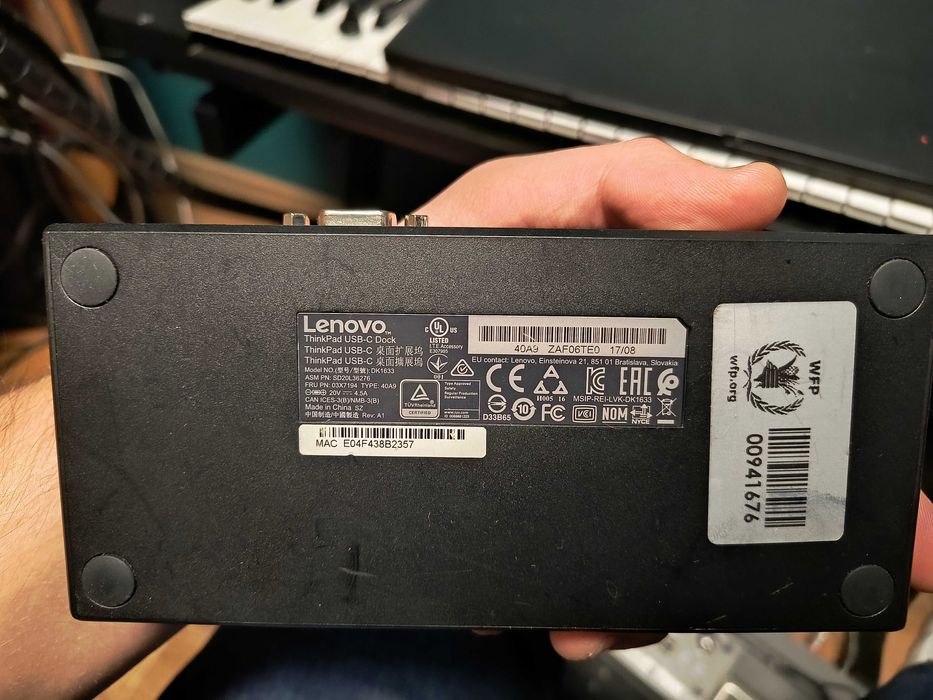 Stacja dokująca Lenovo ThinkPad USB-C Dock + zasilacz 90W