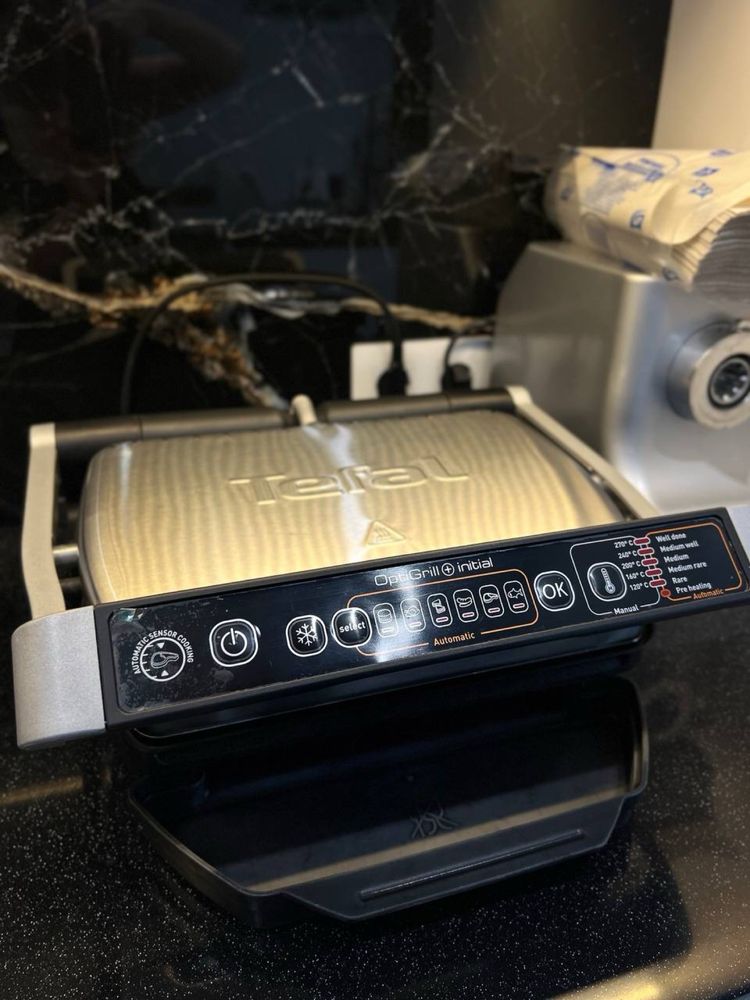 Гриль-барбекю електричний Tefal GC706D34 Optigrill+ Initial