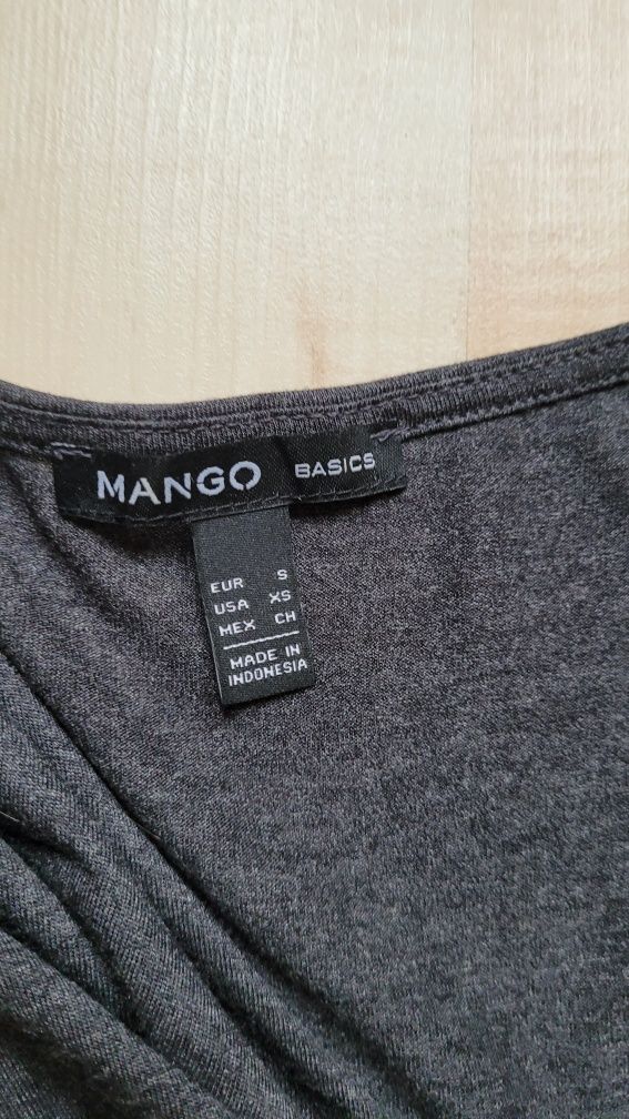 Dzianinowa sukienka Mango ze skosu S nowa