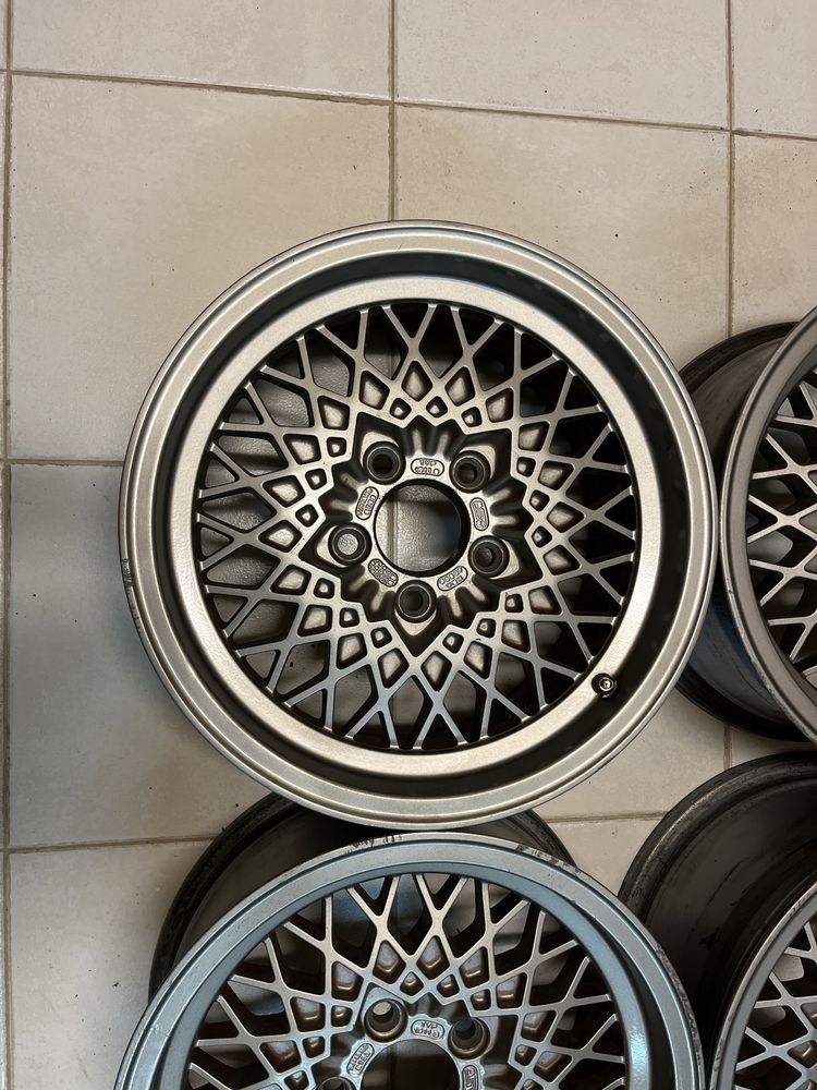 Jantes 15” 5x112 MSW OZ com aba Mercedes w123 w126 clássico Vw pão de forma