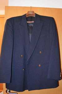 Blazer azul homem modelo jaquetão
