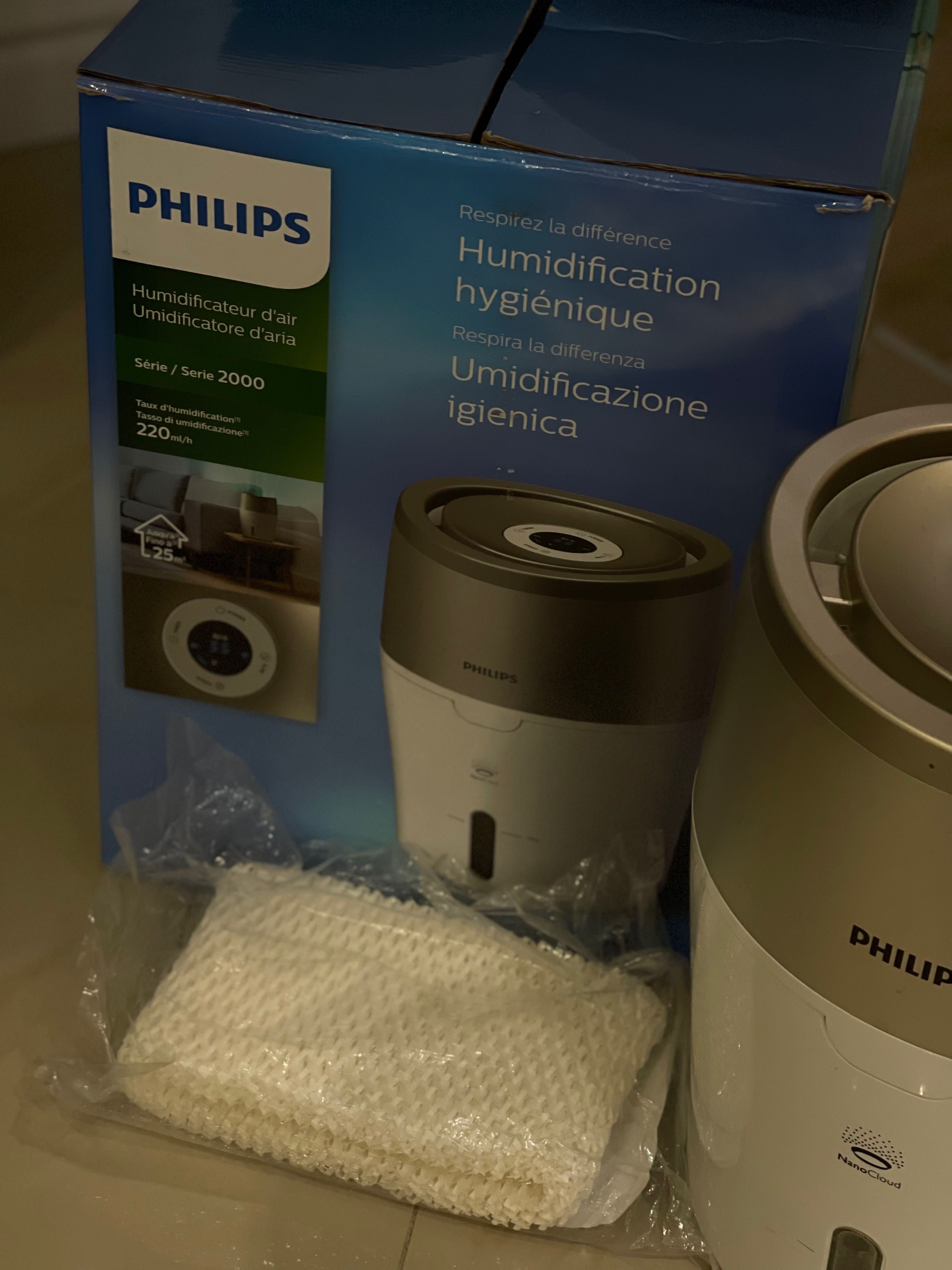 Philips 2000 nanoCloud HU4803 зволожувач повітря+новий фільтр подаруно