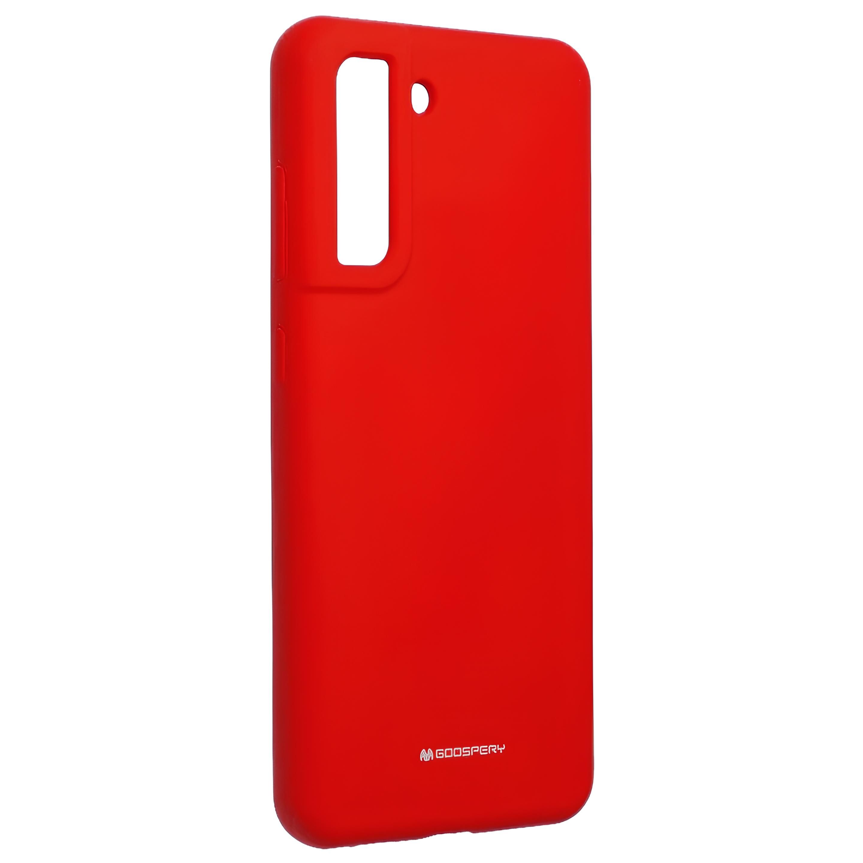 Etui do Galaxy S21 FE Mercury Silicone czerwone