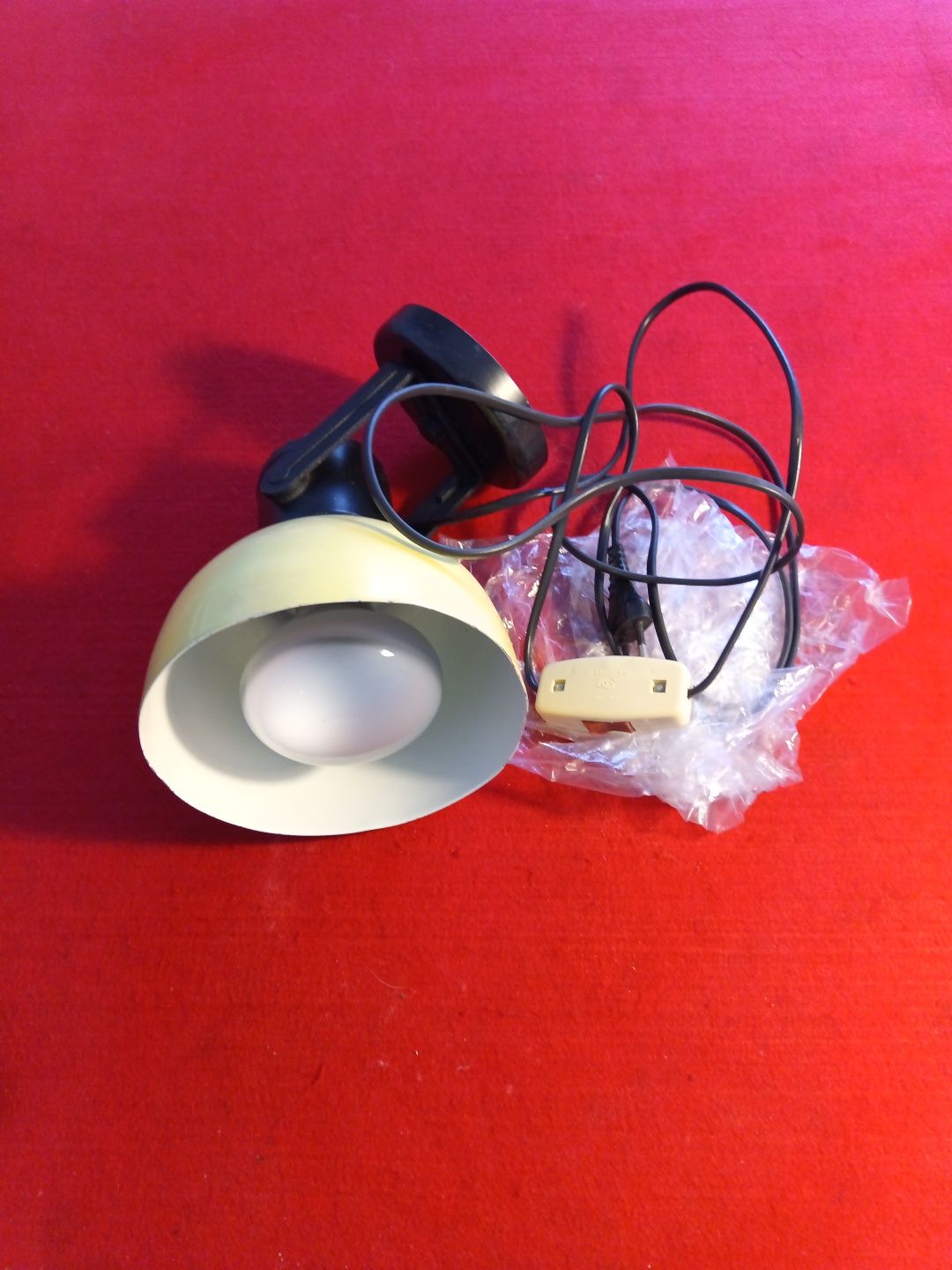 Lampa lampka kinkiet Polam Gdańsk PRL