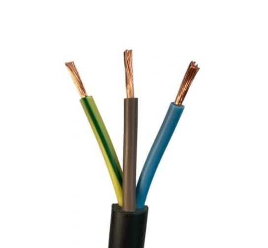 (90m) Przewód, kabel okrągły elektryczny linka OWY 3x2,5mm