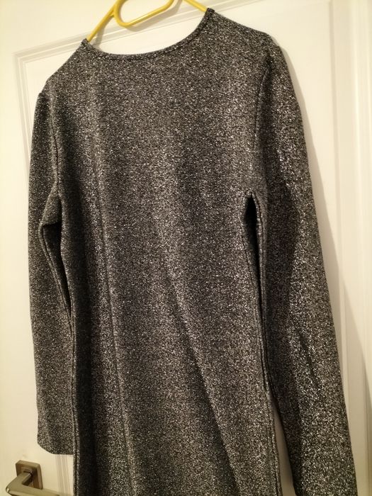 Sylwestrowa sukienka brokatowa błyszcząca marki ONLY r. M