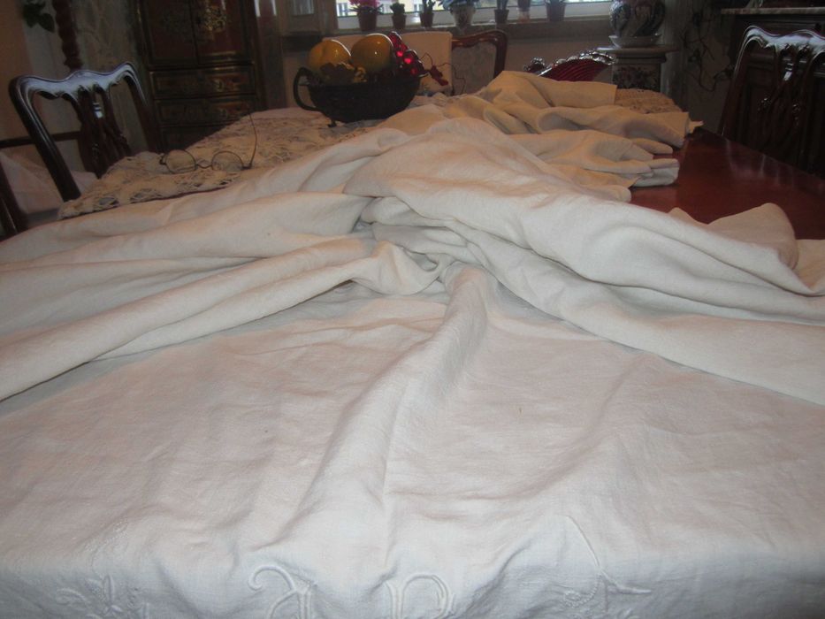 Grande Lençol de Linho Tear-Magnífico