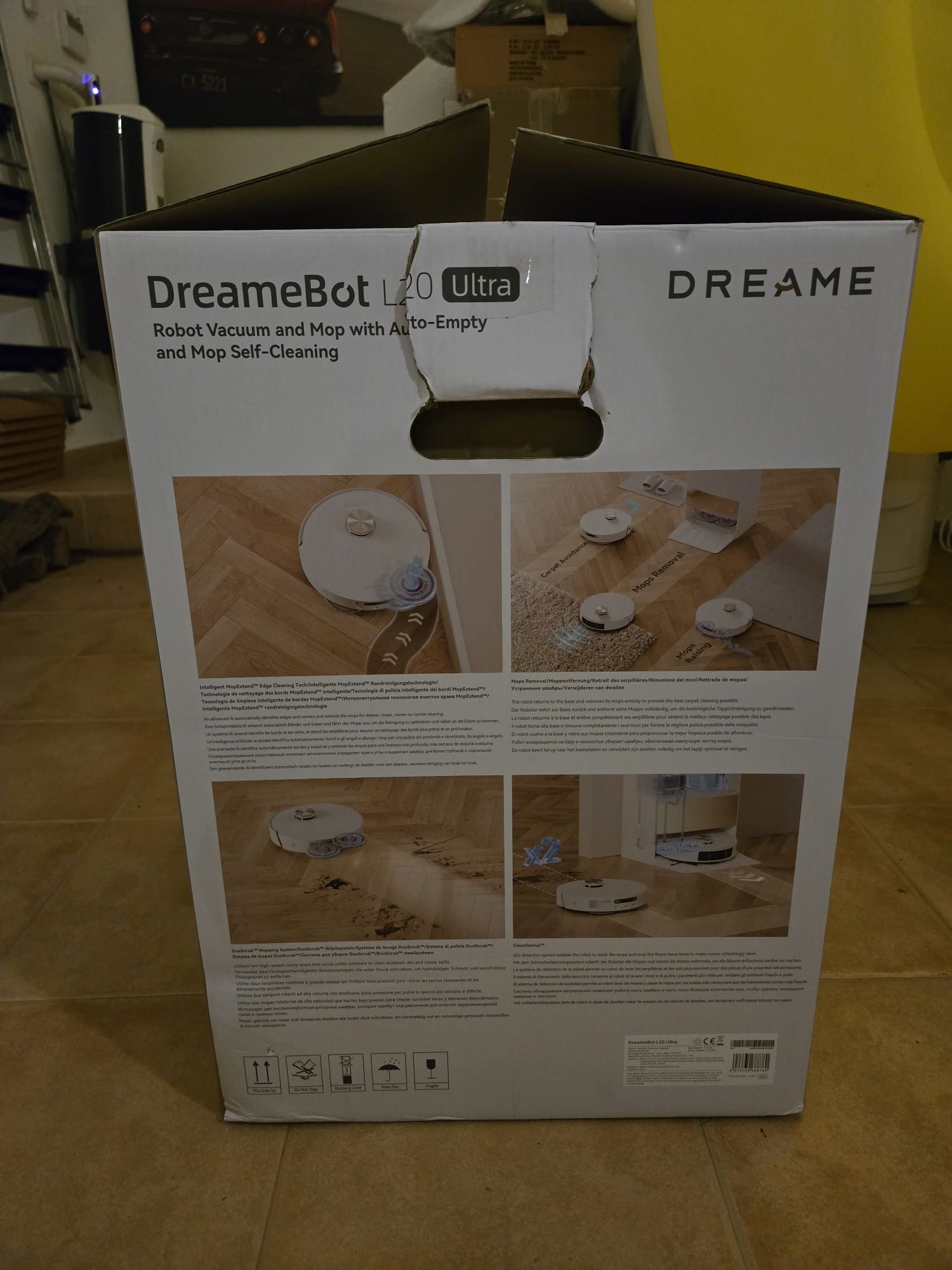 Aspirador/Esfregona Robô Inteligente Dreame L20 Ultra