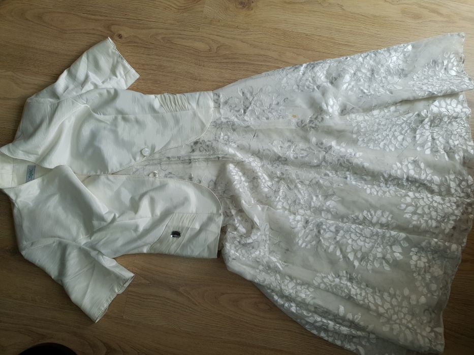 Suknia komplet 3 cz. wesele, rozm.38