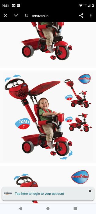 Rowerek trójkołowy 3w1 Smar Trike