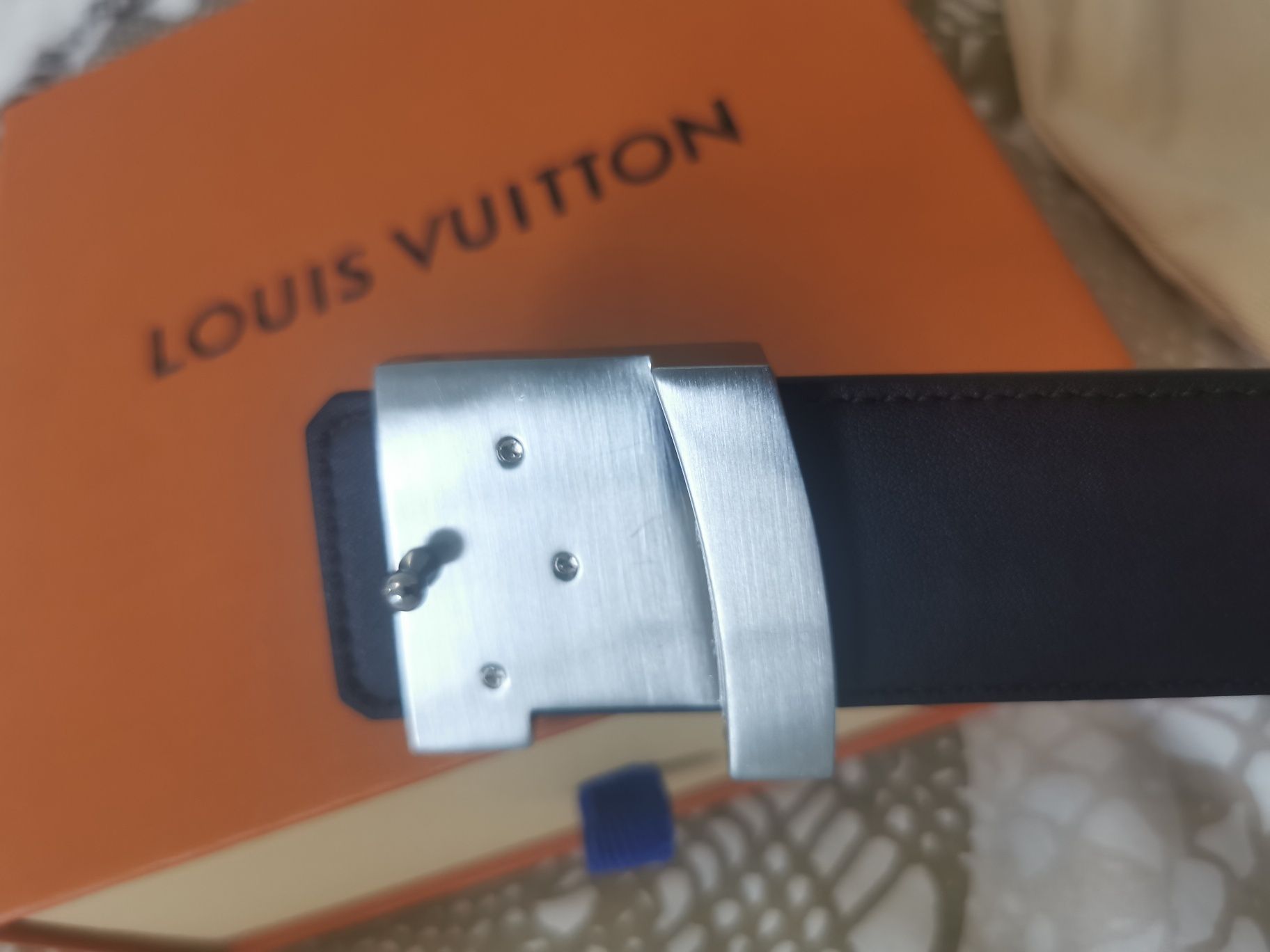 Pasek Louis Vuitton LV Damier belt