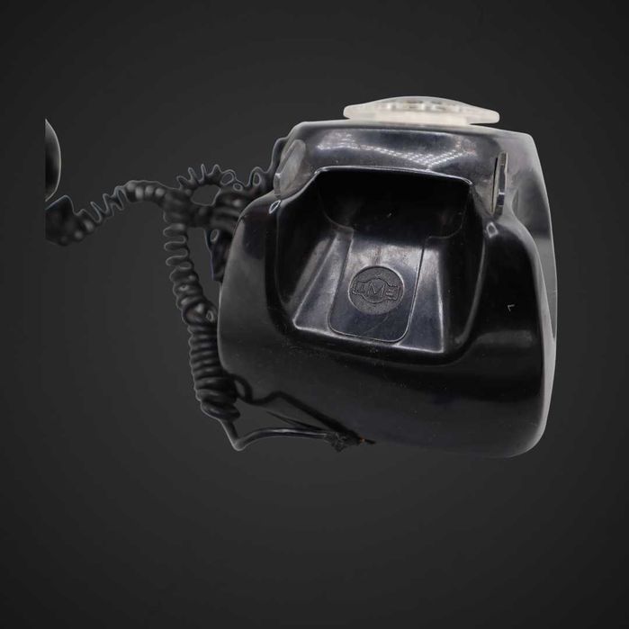 Czarny bakelitowy telefon tarczowy RWT Poland B51/112961