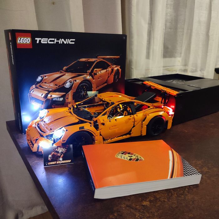 Lego Technic Porsche 911 GT3 RS 42056 LED święta Mikołaj